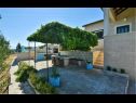 Holiday home Ita - with pool and view: H(4+1) Postira - Island Brac  - Croatia - courtyard