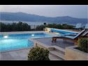 Holiday home Ita - with pool and view: H(4+1) Postira - Island Brac  - Croatia - sea view