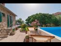Holiday home Zoki - Pool house: H(8) Postira - Island Brac  - Croatia - terrace