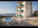 Apartments Dragan - with pool and seaview: A2(4), A3(5) Postira - Island Brac  - house