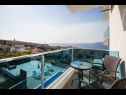 Apartments Dragan - with pool and seaview: A2(4), A3(5) Postira - Island Brac  - Apartment - A2(4): terrace