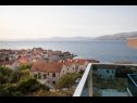 Apartments Dragan - with pool and seaview: A2(4), A3(5) Postira - Island Brac  - Apartment - A3(5): terrace