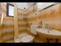 Apartments Gogi - 130 m from sea: SA2(2), A1(2) Postira - Island Brac  - Apartment - A1(2): bathroom with toilet