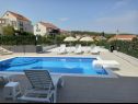 Apartments Ivan - with heated pool and seaview: A1(4), B1(4) Postira - Island Brac  - swimming pool
