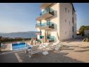 Apartments Ivan - with heated pool and seaview: A1(4), B1(4) Postira - Island Brac  - Apartment - A1(4): view