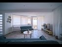 Apartments Feng - comfy and sea view : A1(4) Postira - Island Brac  - Apartment - A1(4): living room