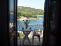 Apartments Jure - Apartments with Panoramic Sea view A1(4+1), A2(2+1) Povlja - Island Brac  - Apartment - A1(4+1): terrace view