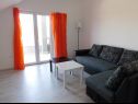 Apartments Coloured - apartments on island: A1 - plavi (4):, A2 -zeleni (4):, SA3 - studio (2+1):, A4 - bijeli (4+2): Povlja - Island Brac  - Apartment - A4 - bijeli (4+2):: living room