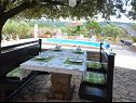 Holiday home Tonka - with pool; H(4+2) Pucisca - Island Brac  - Croatia - H(4+2): garden terrace