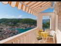 Apartments Mira - beautiful sea view: A1 Daniel (4), SA Jelena1 (2) Pucisca - Island Brac  - house