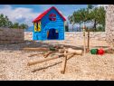 Holiday home Diana - pool and terrace: H(4+1) Pucisca - Island Brac  - Croatia - children playground