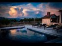 Holiday home Diana - pool and terrace: H(4+1) Pucisca - Island Brac  - Croatia - house