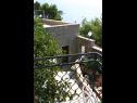 Apartments and rooms Ref - 20 m from sea : 1 - A1(4+1), 2 - A2(4), 3 - R1(2), 4 - R2(2) Cove Puntinak (Selca) - Island Brac  - Croatia - Room - 4 - R2(2): terrace view