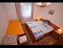 Apartments Kat - 80 m from beach: A1(7), A2(2) Splitska - Island Brac  - Apartment - A1(7): bedroom