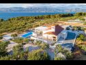 Holiday home Margita - luxury with private pool: H(6) Splitska - Island Brac  - Croatia - house