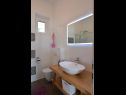 Apartments Mari - 30 m from sea : A1(6) Sumartin - Island Brac  - Apartment - A1(6): bathroom with toilet