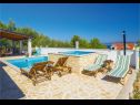 Holiday home Anabella - open swimming pool: H(7) Supetar - Island Brac  - Croatia - swimming pool
