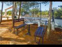 Holiday home Anabella - open swimming pool: H(7) Supetar - Island Brac  - Croatia - courtyard