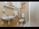 Apartments Vlado - cosy & afordable: SA1(2), A2(3), A3(5) Supetar - Island Brac  - Studio apartment - SA1(2): bathroom with toilet