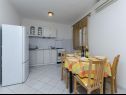 Apartments Silvana - economy apartments : A1(4), A3(2+1), A2(2) Supetar - Island Brac  - Apartment - A1(4): kitchen and dining room