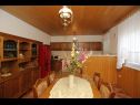 Apartments Senija - 150 m from beach: A1(4) Supetar - Island Brac  - Apartment - A1(4): living room