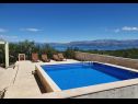 Holiday home Mario - with pool: H(4+2) Supetar - Island Brac  - Croatia - opened pool (house and surroundings)