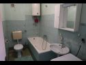 Apartments Brti - 250 m from beach: A1 PLAVI(2), A2 SMEĐI(2) Supetar - Island Brac  - Apartment - A2 SMEĐI(2): bathroom with toilet