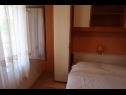 Apartments Brti - 250 m from beach: A1 PLAVI(2), A2 SMEĐI(2) Supetar - Island Brac  - Apartment - A2 SMEĐI(2): bedroom