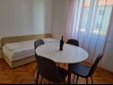 Apartments Smilja - great location: A1(6+1) Gornji-Pašike, A2(4+1) Donji-Pašike Supetar - Island Brac  - Apartment - A1(6+1) Gornji-Pašike: living room
