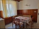 Apartments Smilja - great location: A1(6+1) Gornji-Pašike, A2(4+1) Donji-Pašike Supetar - Island Brac  - Apartment - A1(6+1) Gornji-Pašike: dining room