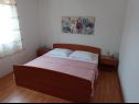 Apartments Šimi - free parking: A1(4) Supetar - Island Brac  - Apartment - A1(4): bedroom