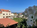 Apartments Dragi - 250 m from the beach: A1(6) Supetar - Island Brac  - Apartment - A1(6): balcony view