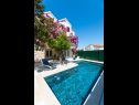 Apartments L&R - with pool: A1(4) Supetar - Island Brac  - swimming pool