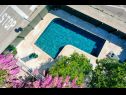 Apartments L&R - with pool: A1(4) Supetar - Island Brac  - swimming pool