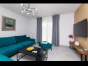 Apartments L&R - with pool: A1(4) Supetar - Island Brac  - Apartment - A1(4): living room