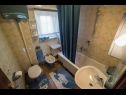 Apartments Ela - first row to the Sea: A1 veliki(4+1), A2 mali(4+1) Sutivan - Island Brac  - Apartment - A1 veliki(4+1): bathroom with toilet