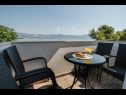 Apartments Dome - 30 m from beach : A1(4), A2(4), A3(4) Arbanija - Island Ciovo  - Apartment - A1(4): balcony