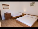 Apartments Ivica - 150 m from sea: A1(7), A2(4) Mastrinka - Island Ciovo  - Apartment - A1(7): bedroom