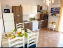 Apartments Anda - sea view: B1(4+1), B2(4), C(4+1) Mastrinka - Island Ciovo  - Apartment - C(4+1): kitchen and dining room