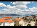 Apartments Ani - beautiful sea view: A1 Plavi(2+2), A2 Žuti(2+2) Mastrinka - Island Ciovo  - Apartment - A2 Žuti(2+2): sea view
