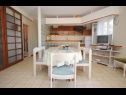 Apartments Rina - 200 m from beach: A1(6) Okrug Donji - Island Ciovo  - Apartment - A1(6): kitchen and dining room