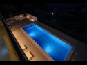 Holiday home Maca - pool an view: H(8) Okrug Gornji - Island Ciovo  - Croatia - swimming pool