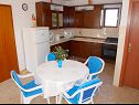 Apartments Mirja - 100m from the beach & parking: A1(4)-Donji, A2(6+2)-Gornji Okrug Gornji - Island Ciovo  - Apartment - A2(6+2)-Gornji: kitchen and dining room