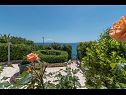Apartments Daniela - terrace with amazing sea view A1(6) Okrug Gornji - Island Ciovo  - courtyard