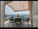 Apartments Daniela - terrace with amazing sea view A1(6) Okrug Gornji - Island Ciovo  - Apartment - A1(6): terrace