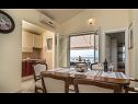 Apartments Daniela - terrace with amazing sea view A1(6) Okrug Gornji - Island Ciovo  - Apartment - A1(6): kitchen and dining room