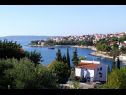 Apartments Zlata - only 50 m from beach: A1(4+2), A2(4+2) Okrug Gornji - Island Ciovo  - view