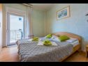 Apartments Colorful - modern Apartments: SA1 zuti(2), A2 ljubicasti(4+2), A3 narancasti(2+1), SA4 crveni(2+1), A5 plavi(4+1), A6 zeleni(2+1), A7 rozi(2+2) Crikvenica - Riviera Crikvenica  - Apartment - A6 zeleni(2+1): bedroom