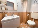 Apartments Ani - 10 M from the sea SA1 zeleni(2+1), SA2 žuti(2+1) Jadranovo - Riviera Crikvenica  - Studio apartment - SA2 žuti(2+1): bathroom with toilet