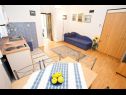 Apartments Miro - 300 m from sea: A1 Plavi(2+2), A2 Crveni(2+2), A3 Zeleni(2+2) Jadranovo - Riviera Crikvenica  - Apartment - A1 Plavi(2+2): living room